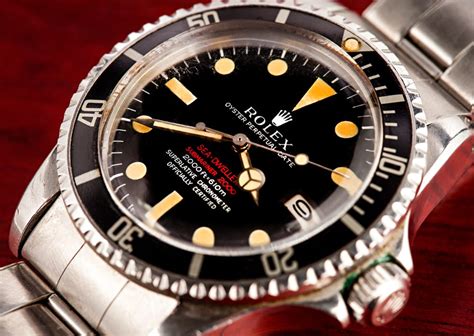 rolex double red sea dweller dials|rolex double red for sale.